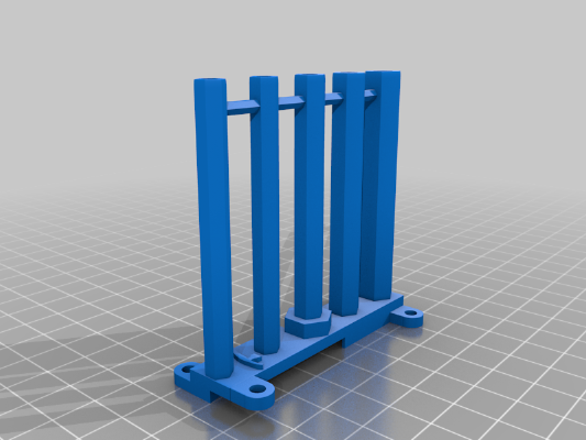 Tool Caddies. They lay flat, stand up, and interlock. | 3d print model