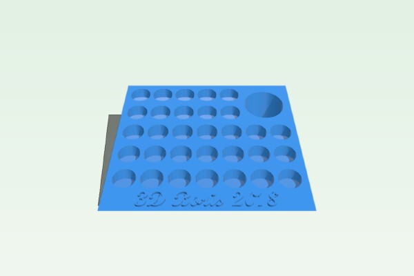 Airbrush - Paint - Holder - Vallejo | 3d print model