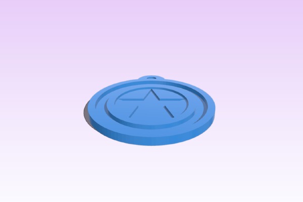 Captain America Keychain | 3d print model