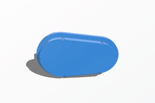 RC DRIFT hood exaust | 3d print model