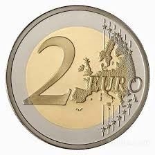 coin for 2 euro | 3d print model