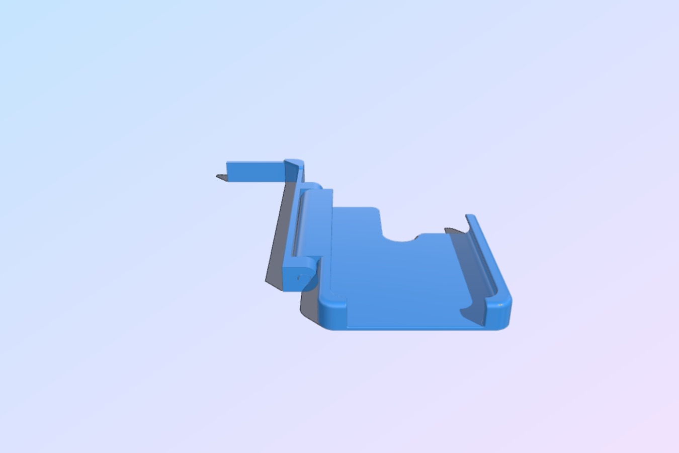 A cellphone mount on monitor
