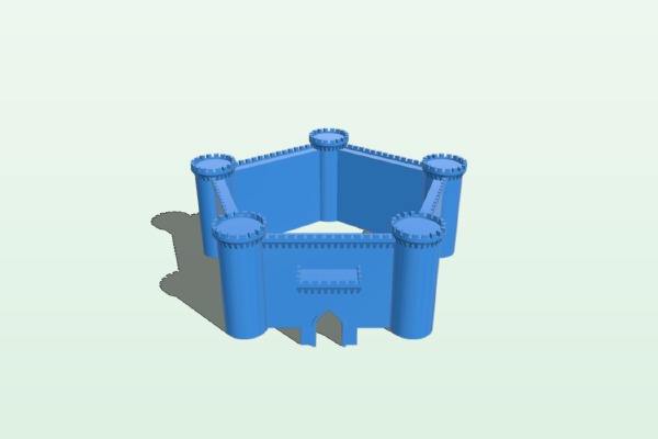 My Customized Medieval Fortress Generator | 3d print model