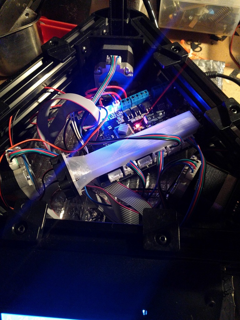 Stepper driver fan duct