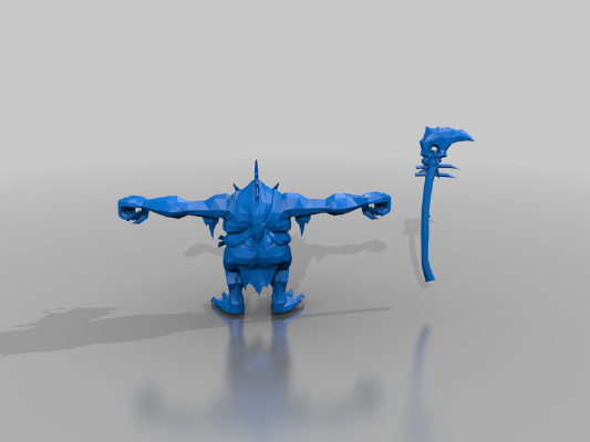 2 trolls - orcs and goblins | 3d print model