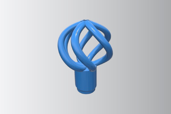 Spiral Extruder Knob | 3d print model