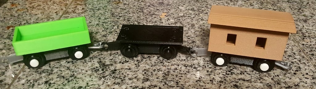 Modular Thomas the train trackmaster rail car wagons