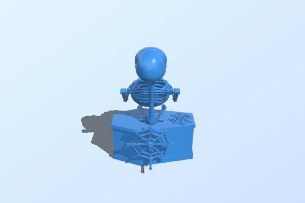 Laughing skeleton | 3d print model