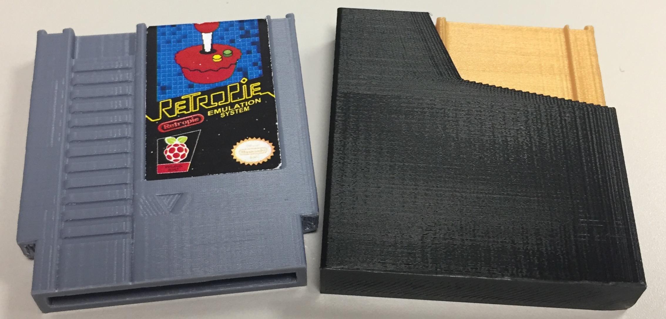 Vertical Mini NES Cartridge with Tree Supports