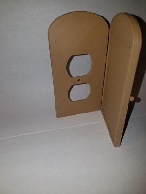 fairy tell door socket | 3d print model