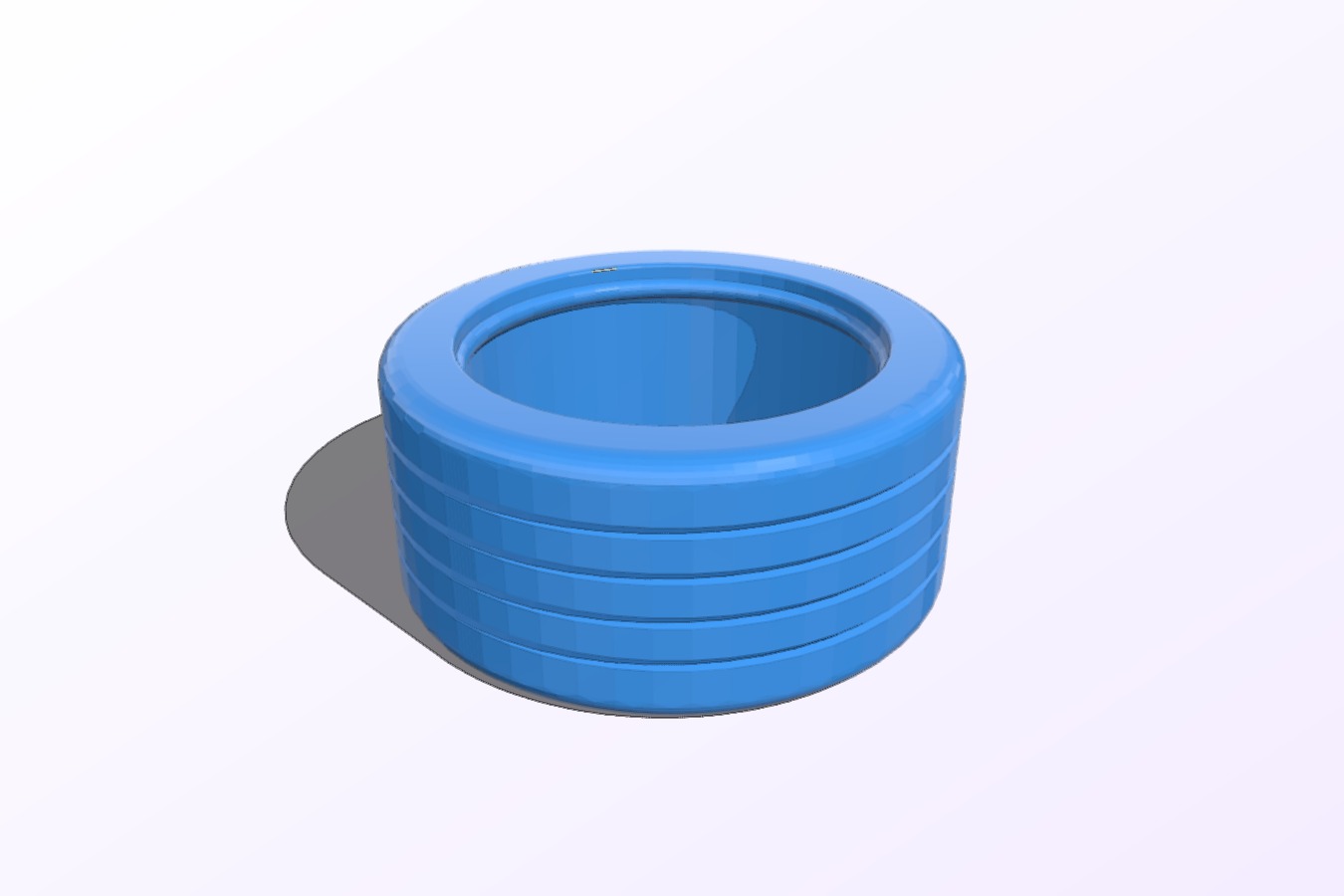 Lego custom tire (disk size 43x26mm)