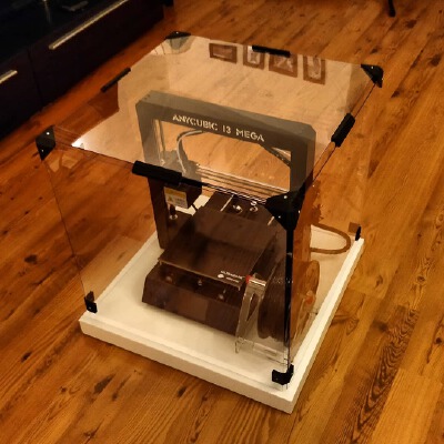 Acrylglas _ Plexiglas connectors for Display Case | 3d print model