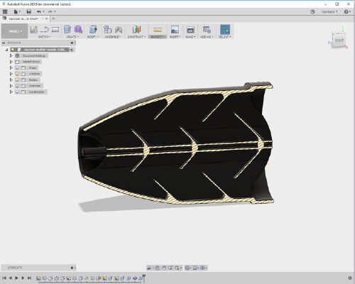 Central Vacuum Muffler _ Silencer | 3d print model