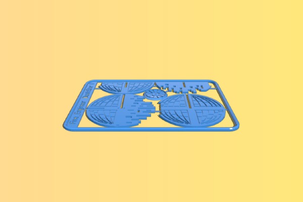 Death Star 2 Kit card | 3d print model