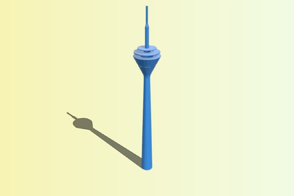 Rheinturm | 3d print model