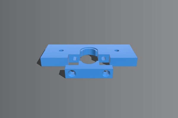 J-Head plate mounting hot end prusa mendel | 3d print model