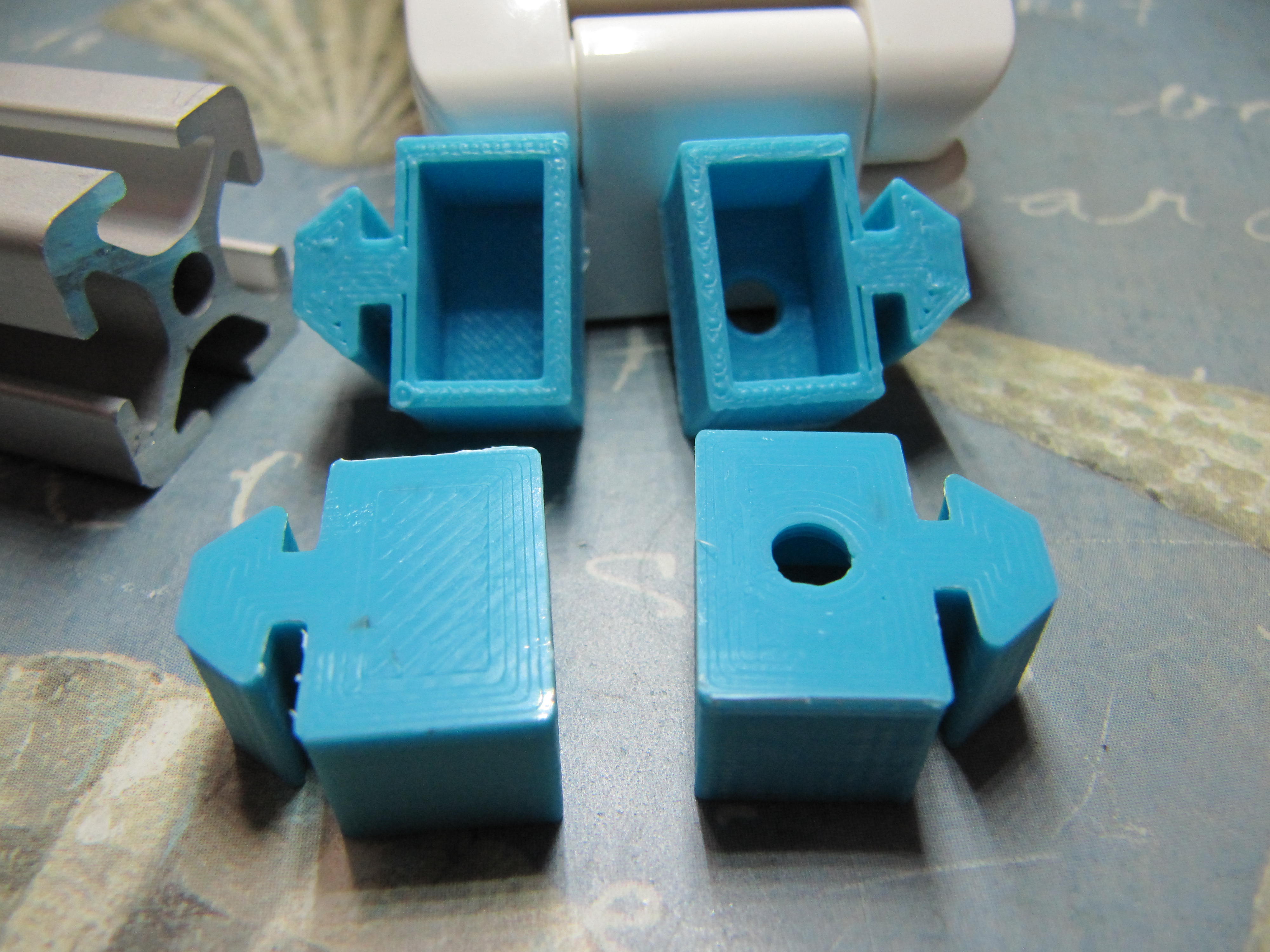 Light Bar Bracket for encapsulated LED strip on 2020 extrusion