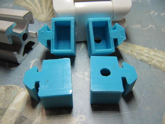 Light Bar Bracket for encapsulated LED strip on 2020 extrusion | 3d print model