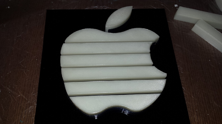 Apple Neon Sign | 3d print model