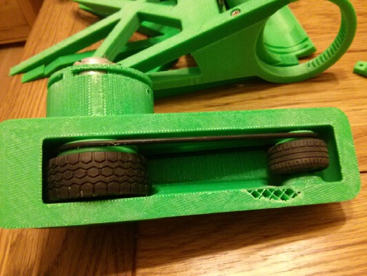 working RC model at beetleweight scale of Deadlock robot wars robot | 3d print model