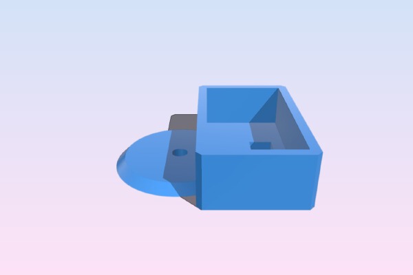 TTGO ESP32 T-Camera Case vertical mount | 3d print model