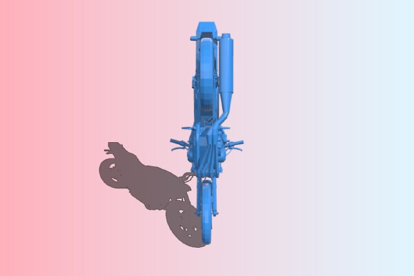 Motorcycle Honda CB 400 | 3d print model