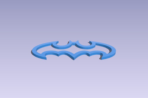 Separa libros Batman Bookmark | 3d print model
