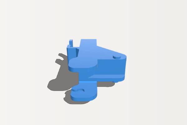 Robo3d Z-Carriage Drag Chain adaptor | 3d print model