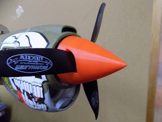Durafly Curtiss P-40N Warhawk spinner | 3d print model