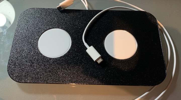 Dual iPhone MagSafe Charging Pad | 3d print model