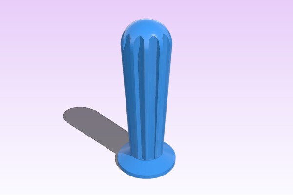 Parametric Handle with Grip | 3d print model