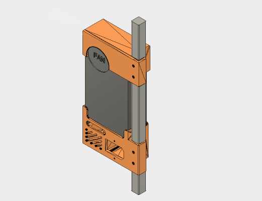 2020 Power Supply Mount | 3d print model