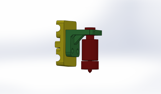 Bowden extruder holder | 3d print model