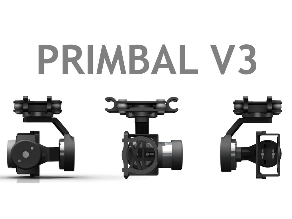 Primbal V3 - 3 Axis Brushless Gimbal for Yi_GoPro