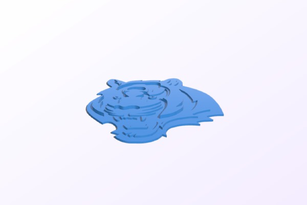 Bengals Tiger Logo | 3d print model
