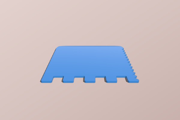 Tile Adhesive _ Grout Spreader | 3d print model