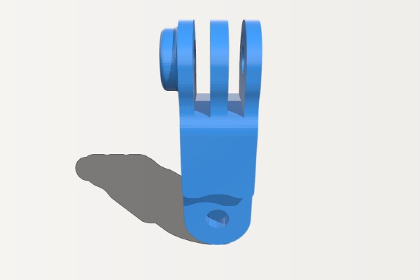 GoPro 90º offset adapter | 3d print model