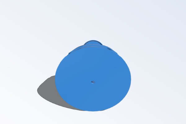 Continuous Flow (mushroom) Dog Water Bowl | 3d print model