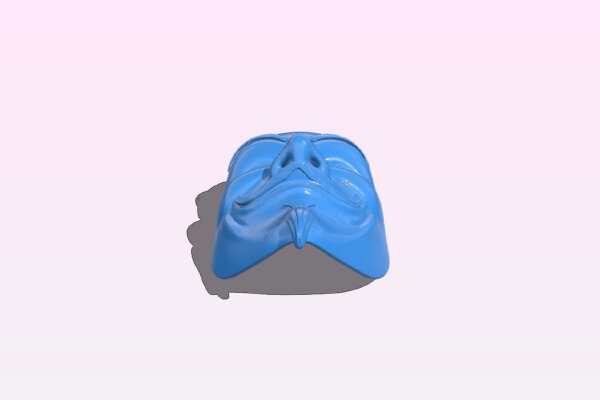 Mr V – Anonymous mask | 3d print model