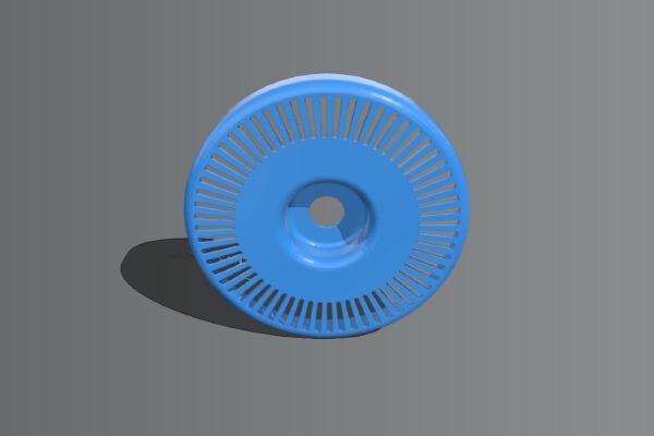 Grid cup or filter for Braun Citrus juicer Citromatic 1970 - Recipiente -rejilla de reemplazo para Juguera Braun Citromatic 1970 | 3d print model