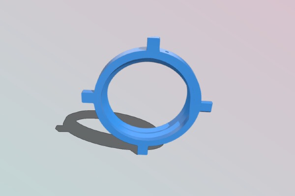  Portable Air Conditioner Quick Connector with thread | 3d print model
