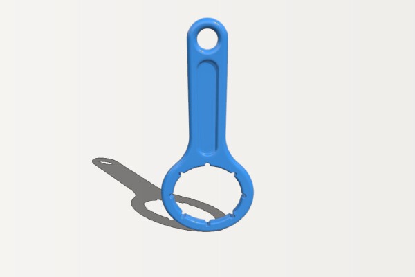 Wrench for DIN61 caps | 3d print model