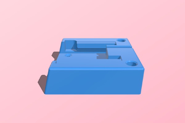 Milwaukee M18 battery adapter for The Blower V2 | 3d print model