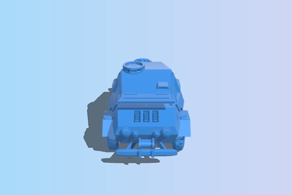 Armored vehicle – tank | 3d print model