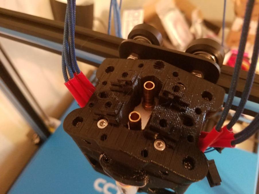 Zesty Nimble adaptor for CR-10 Plus with BL Touch & Tusk Cooling
