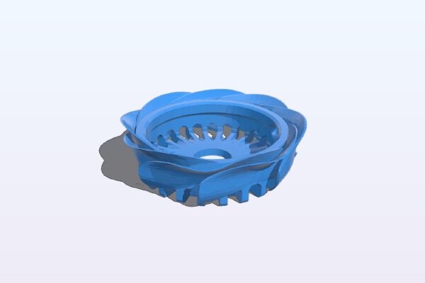 Echo Dot v2 Rose | 3d print model