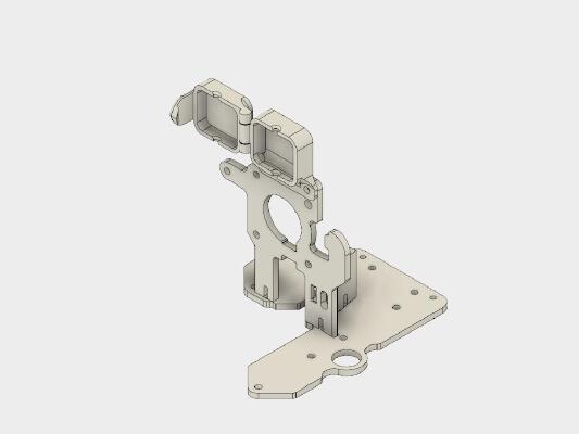 Stoneham single extruder filament cleaner | 3d print model