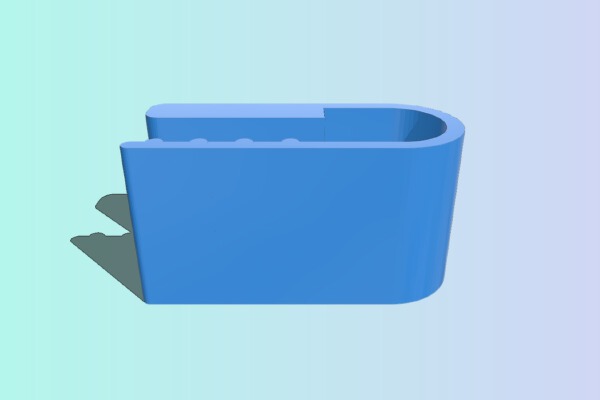 Trash can _ bin clip | 3d print model