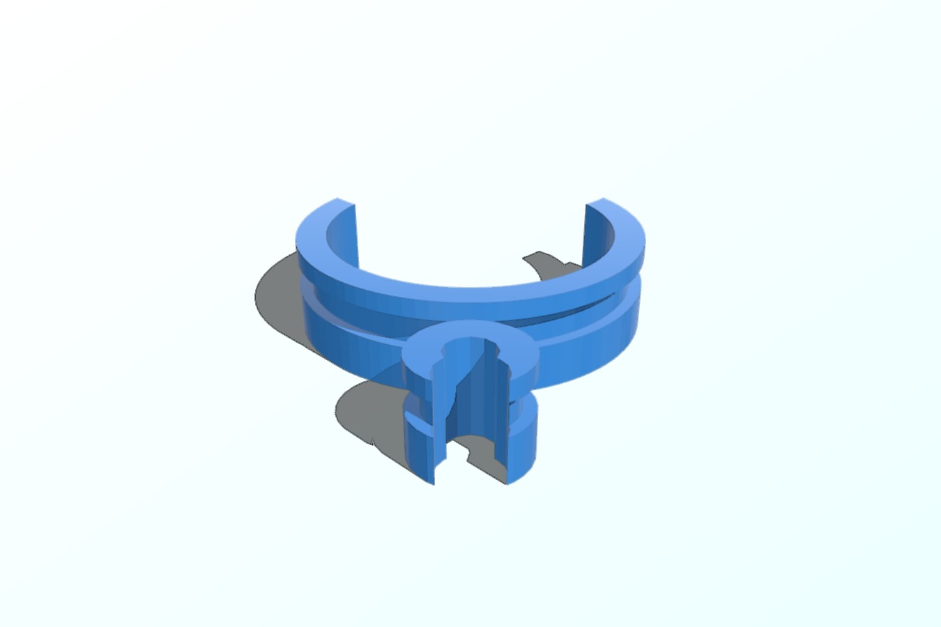 Antenna cable clamp