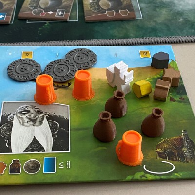 Raiders of the North Sea Mead and Provision Tokens Upgrades | 3d print model